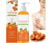120ml Persimmon Body Wash for Old People Smell,Anti Odor Persimmon Soap UK,Persi/mmon Deodorant Body Wash,Odor Natural Persi/mmon Bo/dy Wa/sh Strong Od/or Smell Remove,Deeply Cleansing&Moisturizing