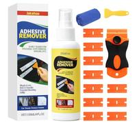 120ml Sticky Stuff Remover Adhesive Remover With Scraper & 10 Blades