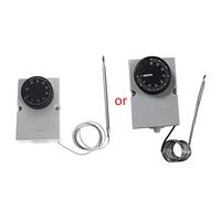 120mm/ 4.72" Probe Thermostat Controller Temperature Switch AC220V 0-40℃ Easy Installation Fitting For Oven Thermostat Controller