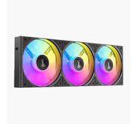 120mm Antec Connect C120R Reverse ARGB PWM Fan 3PK, Black, 5 Blade, 1800rpm, 43.