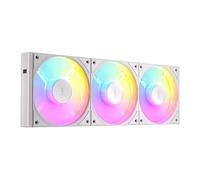 120mm Antec Connect C120R Reverse ARGB PWM Fan 3PK, White, 5 Blade, 1800rpm, 43.