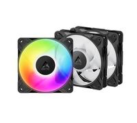 120mm Arctic P12 Pro A-RGB LN, Triple Pack, Black, ARGB, 7 Blade, FD Bearing, 20