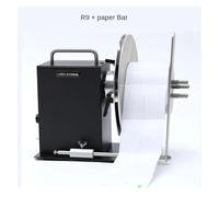 120mm Automatic Label Bi-Directional Rewinder Machine Diameter Synchronize Adhesive Label Machine with Printers for Logistics Office(with Gear Lever)