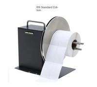 120mm Automatic Label Bi-Directional Rewinder Machine Diameter Synchronize Adhesive Label Machine with Printers for Logistics Office(R9 Standard)