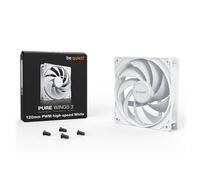 120mm be quiet Pure Wings 3, High Speed, White, 9 Blade, Upto 2100RPM, Upto 59.