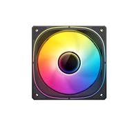 120mm Computer Case Fan Reverse Infinity Mirror Series Quiet Fan 5V 3PIN ARGB 12CM CPU Cooler Fan PC Assembly Accessories(Black,Regular)