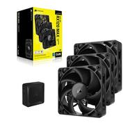 120mm Corsair 3 Pack iCUE LINK RX120 MAX, Black, 7 Blade, PWM, LCP, Magnetic Dom