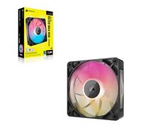 120mm Corsair iCUE LINK RX120 MAX RGB Fan, Black, 7 Blade, PWM, 71.3 CFM, Magnet