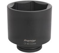 120mm Deep Impact Socket - 1 Inch Drive Chromoly Wrench For Heavy-Duty Use