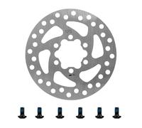 120mm Disc Brake Rotor for 9 9+ 8X 9 Electric Scooter Brake Disc Rotor with Screws Stainless Steel Replace Parts(Silver)