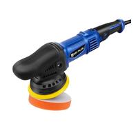 120mm Dual Action Car Polisher Kit Random Orbital Polishing Machine Buffer Set, 6 Speed, with 13pcs 5-Inch Polishing Pads and 12 Sandpapers
