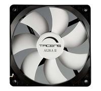 120mm Fan - Black Housing with White Blades, Maximum Speed of 1200rpm, Ideal for Improving the Ventilation of Electronic Systems.