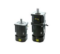 120mm Flanged Micro Induction Asynchronous Gearmotor 400W AC 110V 220V 50Hz 60Hz High Torque 5 to 1400rpm (110v,233rpm)