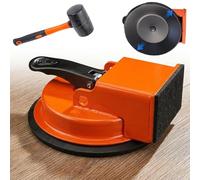 120mm Floor Gap Suction Fixer Tool for Laminate, Professional Laminate Floor Gaps Fixing Tool, 70kg Heavy Duty Suction Cup Plank Grabber for Solid Wood, Vinyl & Matte Flooring Repair