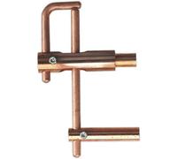 120mm Heavy Duty Spot Welding Arms - Interior Profiles - Electrode & Cotter Pin