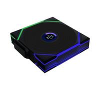 120mm Lian Li UNI FAN TL LCD Wireless, Reverse Flow, Black ARGB, 9-Blade, 1900RP