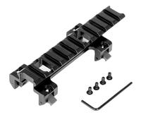 120mm Low Profile P.icatinny Rail Mount for MP5/G3/GSG5 Airsoft - Aluminum