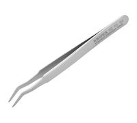 120mm SMD Precision Tweezers, Bent Pointed Tips - 92 01 02