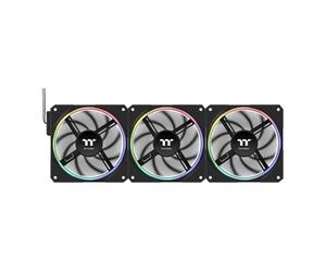120mm Thermaltake TS 120 EX RGB, Black, 9 Blade, Hydraulic Bearing, 2000rpm, 56.