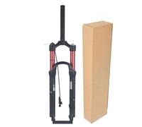 120mm Travel Suspension Front Fork for Mountain Bikes - 26/27.5/29in, 9mm Axle, 1-1/8" Straight, Double Air Chamber with Rebound Adjustment