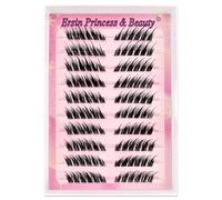 120P-XF Self-Adhesive Eyelash Clusters, Pre-Luded Eyelashes, Pack of 120, Fluffy C Curl Individual Eyelashes, Natural Look, 12-16 mm