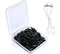 120Pack Fit for Shiseido and for Shu uemura Eyelash Curler Refill Pads,High Elasticity Silicone Replacement Pad,Use with Eye Lash Curler，Easy to Replace (Black).