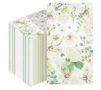 120Pack Floral Paper Napkins, Soft Watercolor Flower Disposable Serviettes, Elegant Decorative Guest Tissue for Wedding, Afternoon Tea Party & Dinner Table Décor(Green)