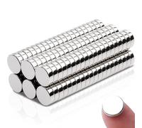 120Pcs 10x3mm Neodymium Magnet Srong,Keukenket Small Rare Earth Magnets,Refrigerator Magnets, Magnets for Whiteboard, Magnets for Crafts, Round Magnets, Mini Magnets, Disc Magnets for Tool Storage