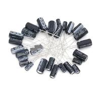120pcs 12 value kit 1uF-470uF Electrolytic Capacitor Package 1UF 2.2UF 3.3UF 4.7UF 10UF 22UF 33UF 47UF 100UF 220UF IDGTTLDF