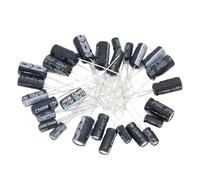 120pcs 12 value kit 1uF-470uF Electrolytic Capacitor Package for 1UF 2.2UF 3.3UF 4.7UF 10UF 22UF 33UF 47UF 100UF 220UF