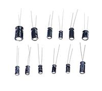 120pcs 12Value Electrolytic Capacitors Assortment Kit Mixed 1uf 2.2uF 3.3uF 4.7uF 10uF 22uF 33uF 47uF 100uF 220uF 330uF 470uF BIANMTSW