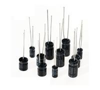 120pcs 16V 25V 50V Aluminum Electrolytic Capacitor Kit 0.22uF-470uF 12 Values*10pcs DIP Electrolyte Capacitors BIANMTSW