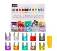 120pcs 3 Amp Mini Car Fuse Kit, Versatile Automotive Fuse Assortment with Clip Durable Micro Blade Fuse Kit Efficient Vehicle Replacement Fuses for Car Truck Motorcycle Boat