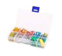 120Pcs 5A 10A 15A 20A 25A 30A APM ATM Auto Car Mini Blade Type Fuse w/Clip Set
