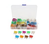120Pcs 5A 7.5A 10A 15A 20A 25A 30A 35A 40A ATC ATO Auto Car Truck Regular Blade Fuse Kit Protected circuits