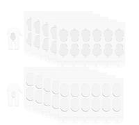 120pcs Adhesive Tape for Sonny Baby, Angel Hipper Gourd Oval Double Sided Clear Pad Sticker, Mini Figure Waterproof Gel Glue Sticky Putty Dots, Phone Accessories Replacement for Doll Craft Decoration