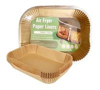 120PCS Air Fryer Liners for Ninja Dual Air Fryer by Magla, Airfryer Drawer Liners Disposable Baking Paper Oven Liner. Compatible with Ninja Air Fryer AF300UK, AF400UK and Other Dual Drawer AirFryers