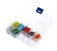 120pcs Auto Automotive Car Boat Truck Blade Fuse Box Assortment Kit 5A 7.5A 10A 15A 20A 25A 30A Auto Blade Type Fuses with Clip Protected circuits