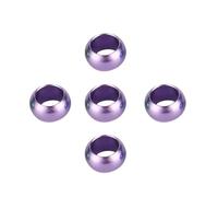 120Pcs Bird Aluminium Foot Ring Inner Diameter 8mm/10mm Pigeons Parrot Bird Outdoor Flying Training Identification Race Supplies(PURPLE,Inner diameter 10mm)