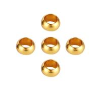 120Pcs Bird Aluminium Foot Ring Inner Diameter 8mm/10mm Pigeons Parrot Bird Outdoor Flying Training Identification Race Supplies(Gold,Inner diameter 8mm)