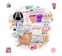 120PCS Bookish Aesthetic Stickers, Durable PVC Stickers for Kindle, Laptops, Walls - Vibrant Designs for Book Lovers & Creative Decor