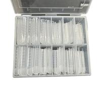 120Pcs/Box XL Square Nail Forms For UV Gel Quick Building Extension Mold Plastic Dual Form Top Mold False Nail Tips Nail Tools Nail Extension Major