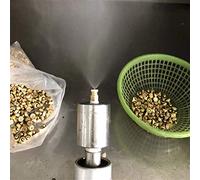 120PCS Brass Misting Nozzles Outdoor Cooling System Low Pressure Atomizing Sprayer for Garden Humidificat Dust Control Landscaping UNC 10 24 Thread Fog Nozzle