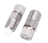 120pcs Brass misting nozzles Replacement Heads with Filter for Outdoor Cooling System high Pressure atomizing misting Sprayer for Patio Lawn Landscaping dust Control 1 8 npt Size