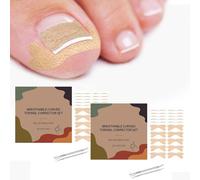 120Pcs Breathable Ingrown Toenail Corrector Patches and 120Pcs Ingrown Toenail Stickers - Professional Ingrown Toe Nail Treatment Tape for Pain Relief and Correction
