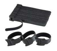 120pcs Cable Ties Reusable, Adjustable Releasable Extension Hook and Loop Tidy Wraps, Organizing Cords, TV, Laptops USB Headphones Data Cables Desk, 150x12mm