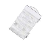 120Pcs/Case False Nail Mold Dual Forms Acrylic Nail System Forms Clear Full Cover UV Gel Tips Molds, False Mold