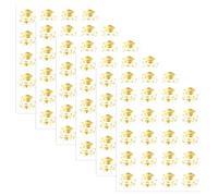 120pcs Class of 2025 Stickers, 2025 Envelope Seals Graduation Labels Gold Graduation Stickers Party Favors for College High School Graduate Gift Decoration (Style 2)