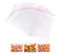 120pcs Clear Self-Adhesive Cellophane Bags,10x15cm Self Adhesive Cake Bags, Small Cellophane Bag,Self Seal Clear Adhesive Plastic Bagsfor Cookies Sweets Chocolates Gifts Jewellery Soap
