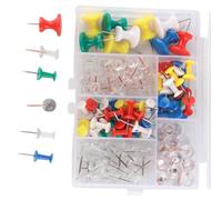 120Pcs Colorful Push Pins Decorative Thumbtacks Cork Notice Board Thumb Tacks with Case for Cork Bulletin Wall Pins